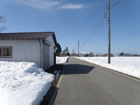 路面に雪なし