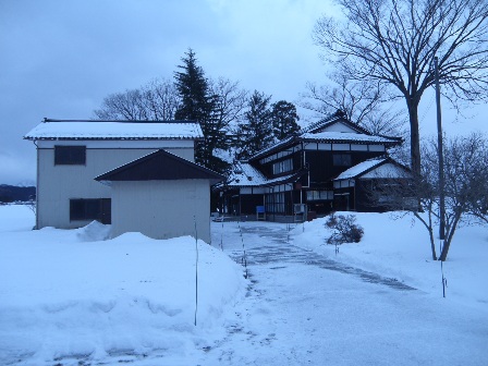 出勤前に撮影した庭先