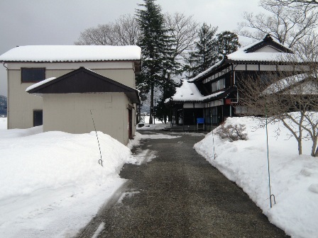 夕方の庭先の様子
